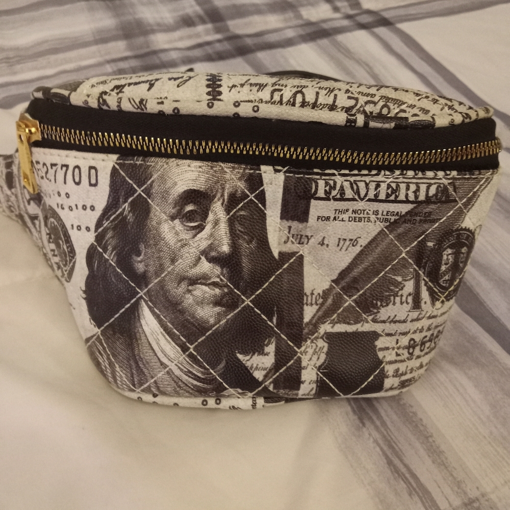 100 dollar bill fanny pack